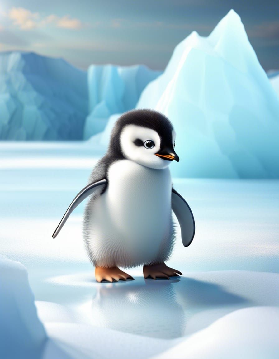 baby penguin