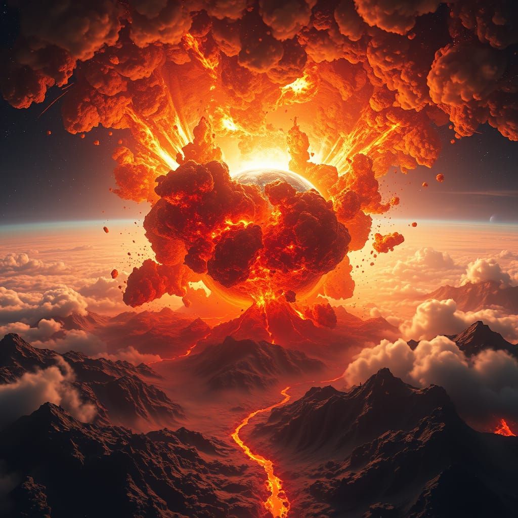 Epic Birth of Earth in Stunning 8K