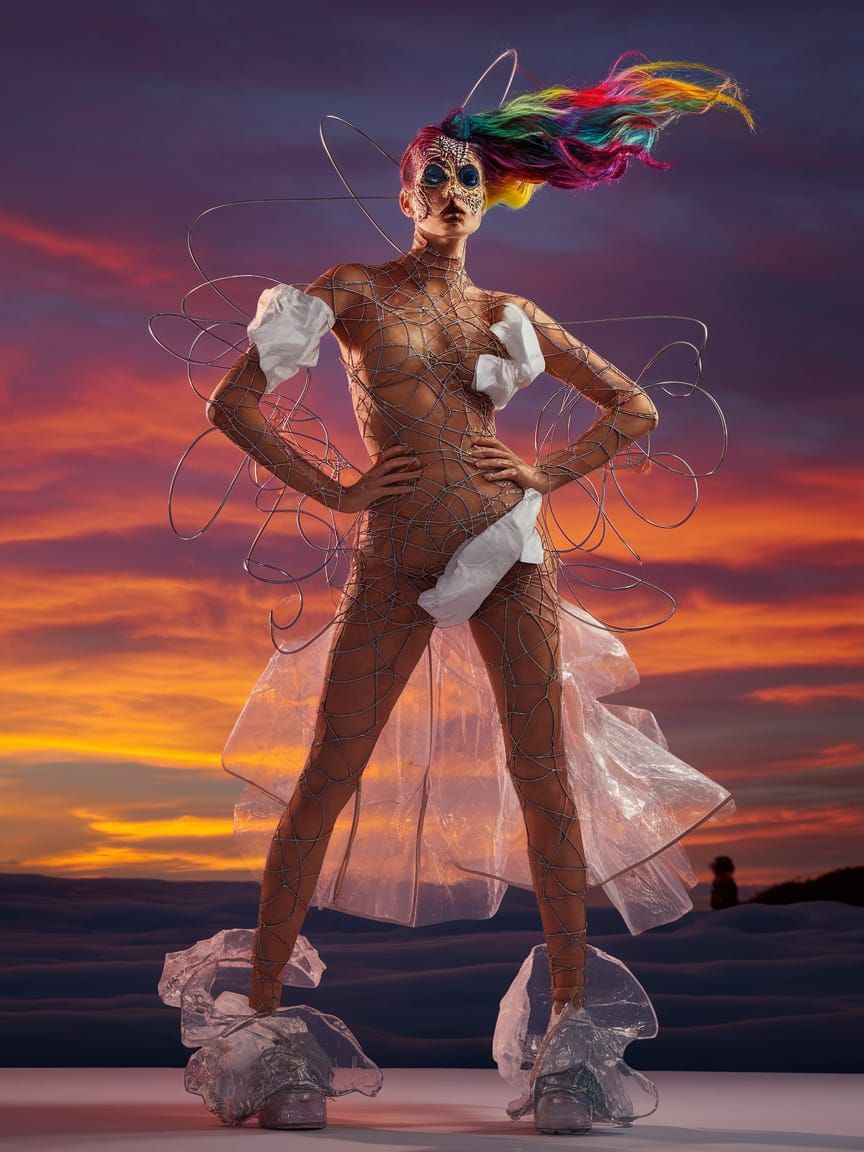 Avant-Garde Art woman