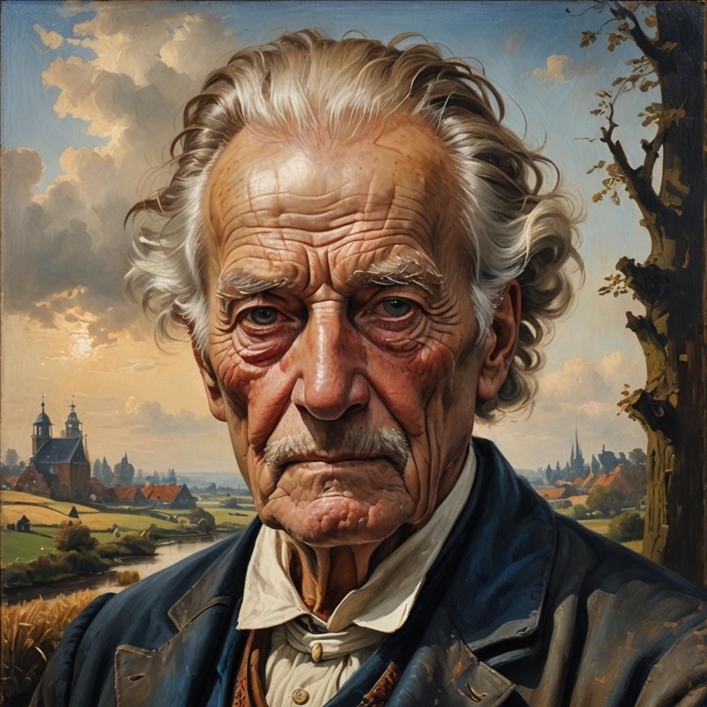 Dutch Golden Age Portrait of an Elderly Man