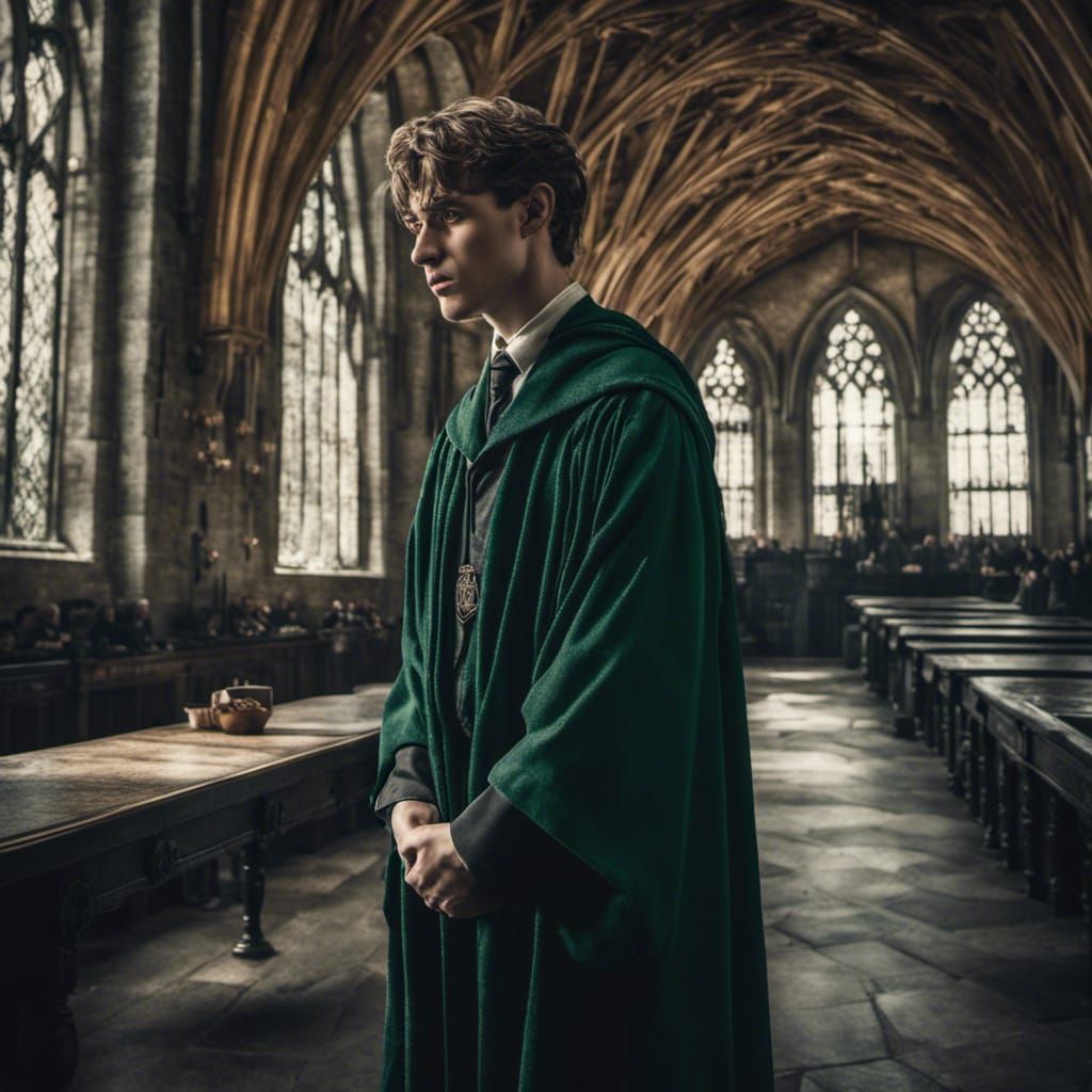 Theodore Nott in Slytherin Robes at Hogwarts