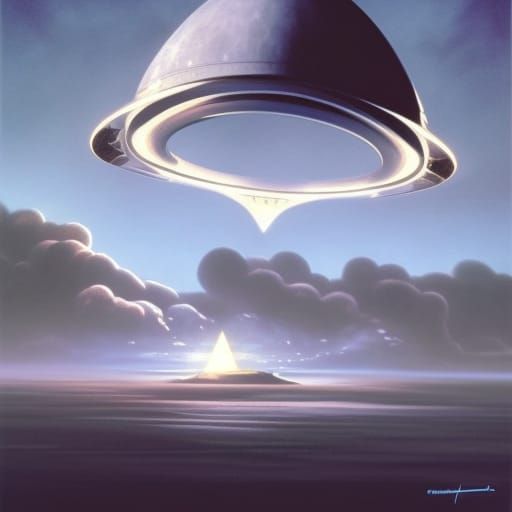 UFO Sighting: A Digital Masterpiece in 8K