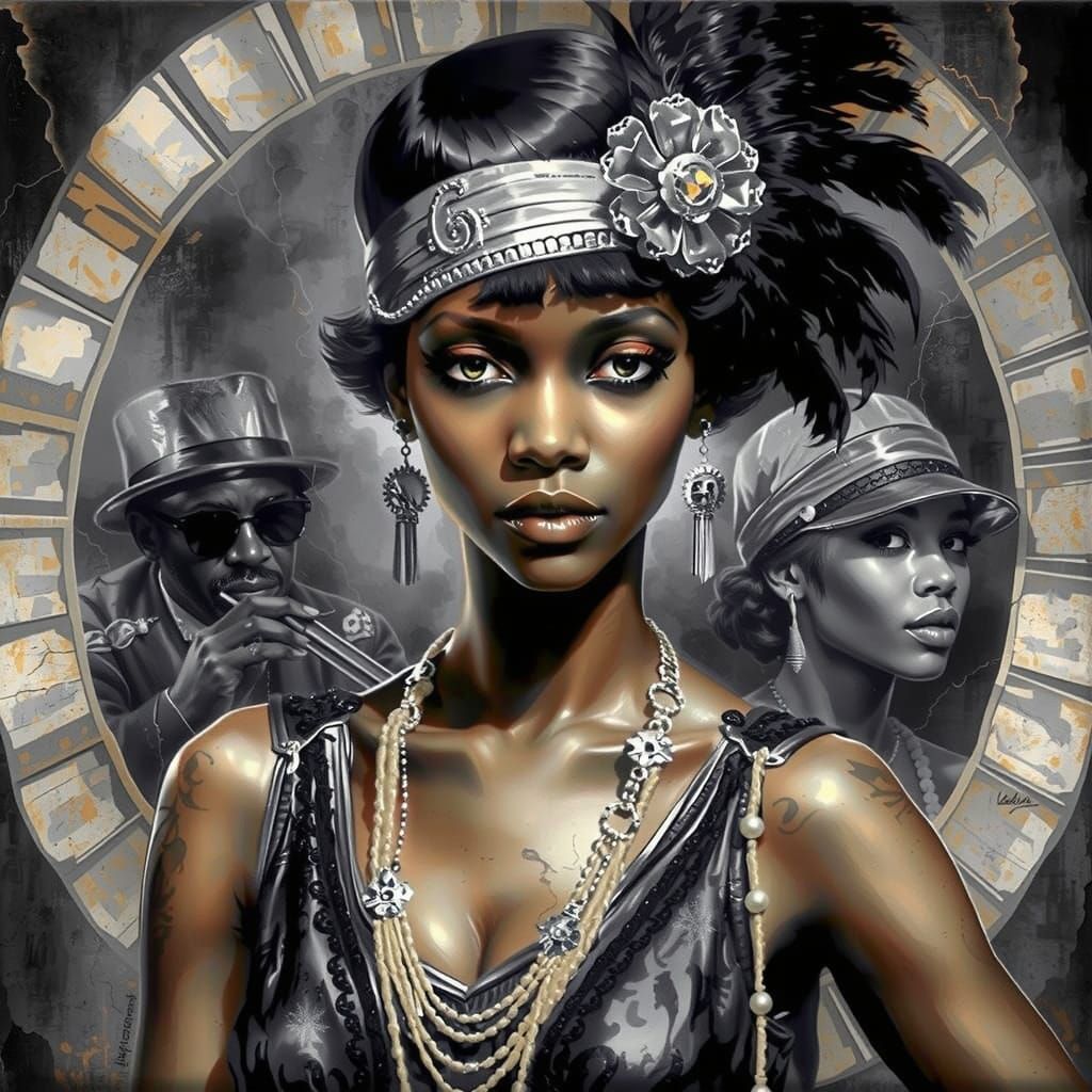 Speakeasy Fantasy: African Woman in 1920s Style
