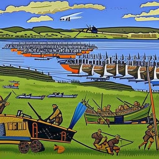 D-Day Landings as Bayeux Tapestry