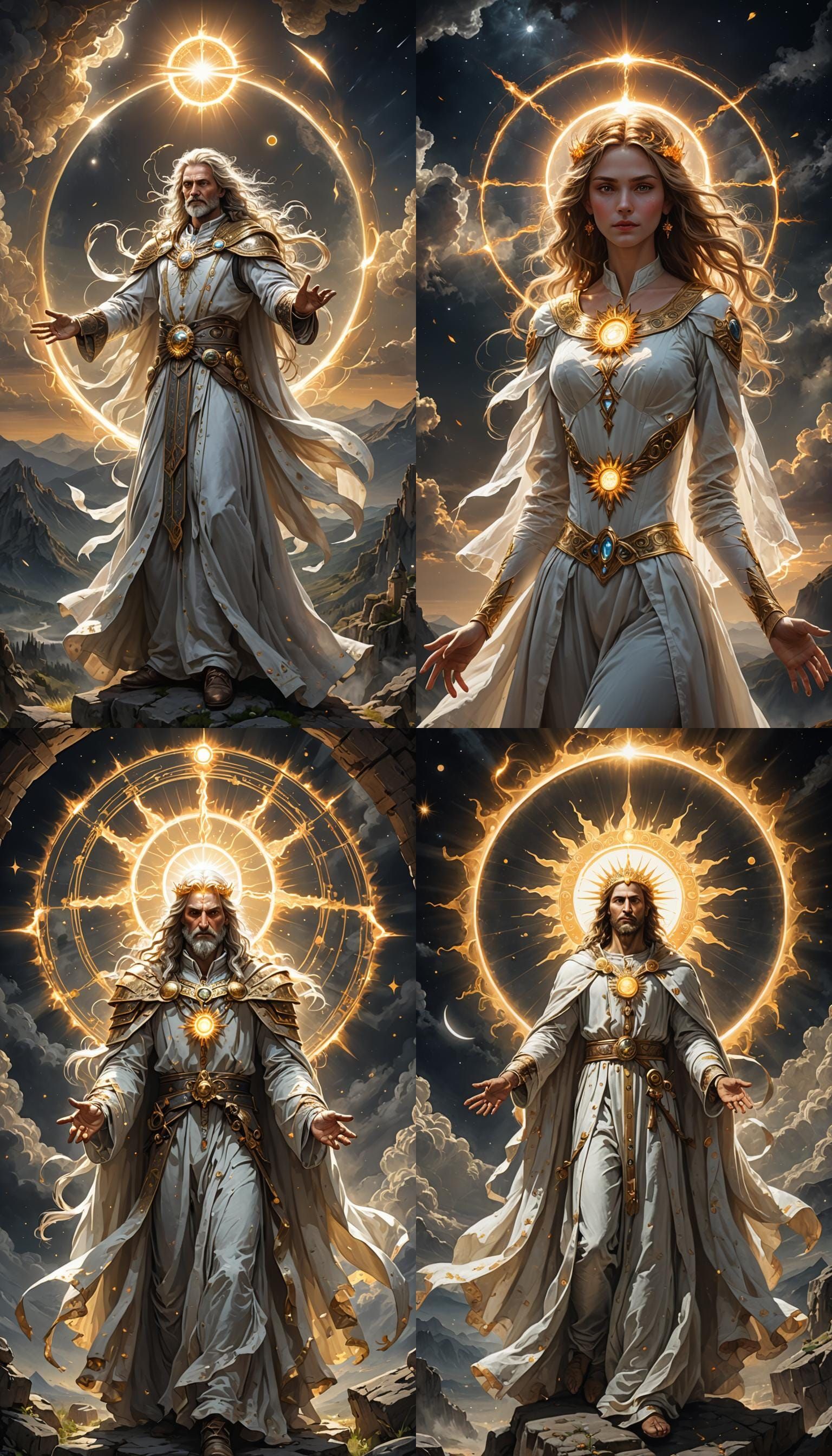 White Wizard Creates Energy During Solar Eclipse