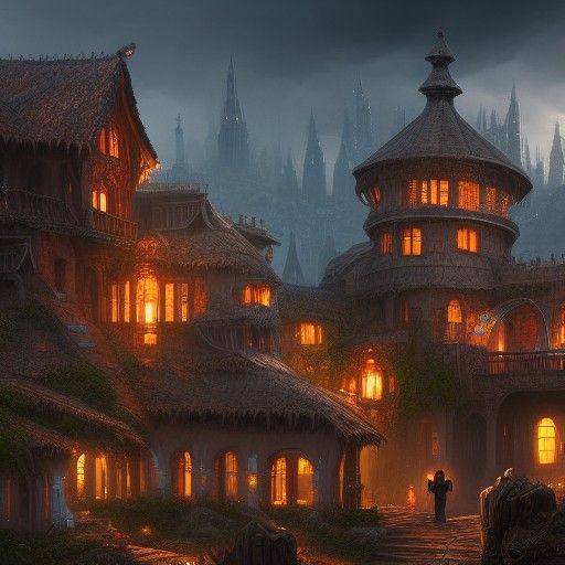 Fantastical Homes of the World: Matte Painting