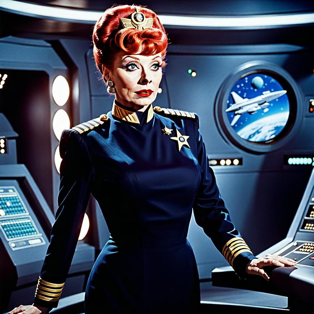 Lucille Ball as Starfleet Admiral: Cinematic Film Still