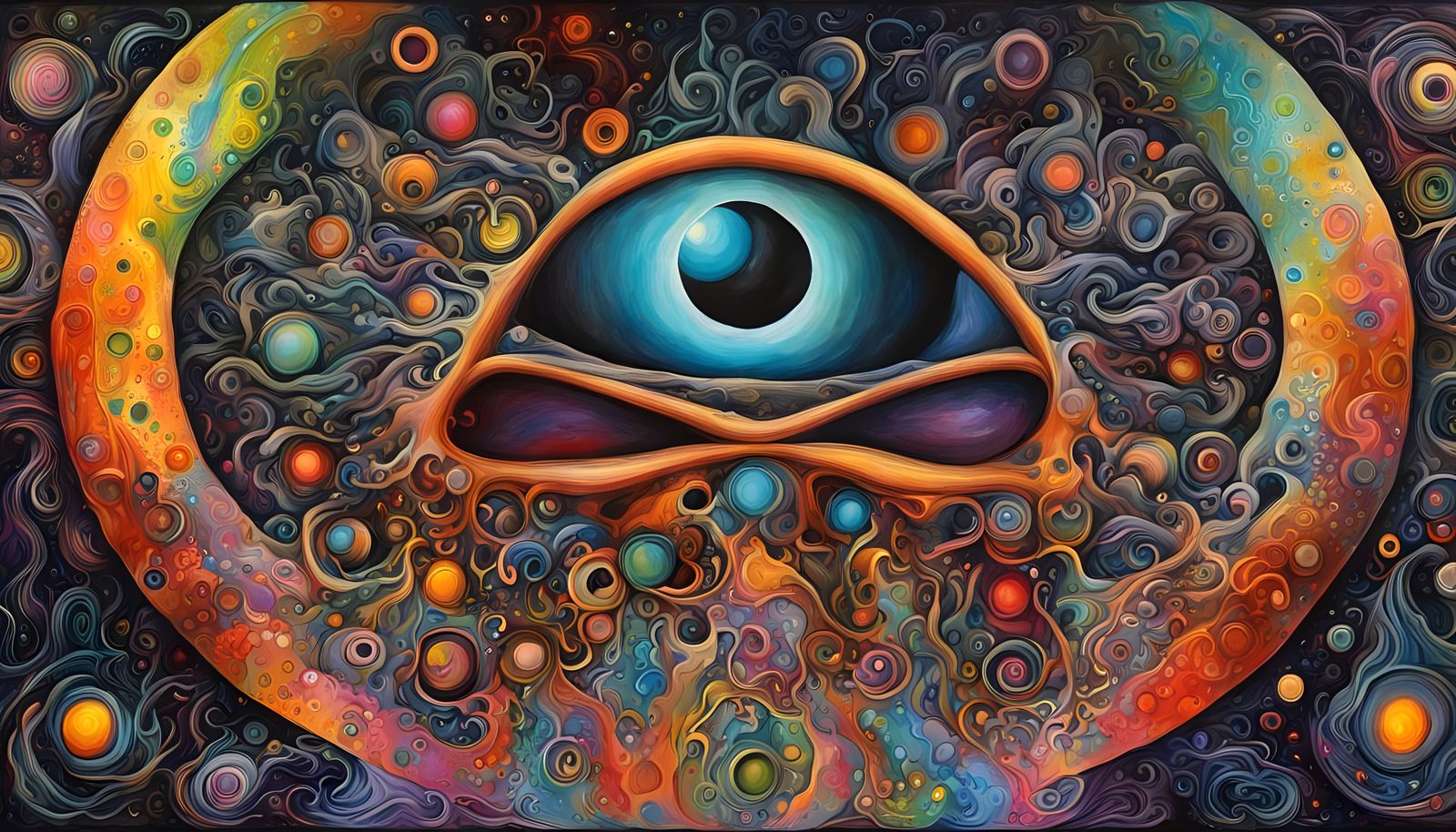 Vibrant Fraktyle Waveform Portal