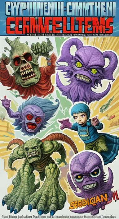 Cryptid Alien Criminal: AI Generated Concept