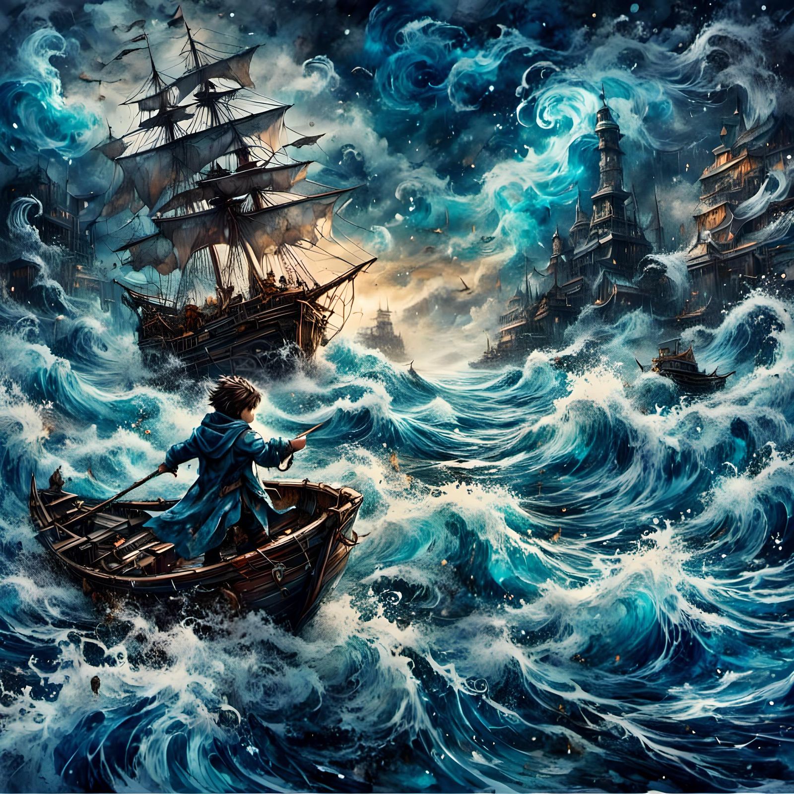 Brave Boy Captains Sailboat in Epic Storm