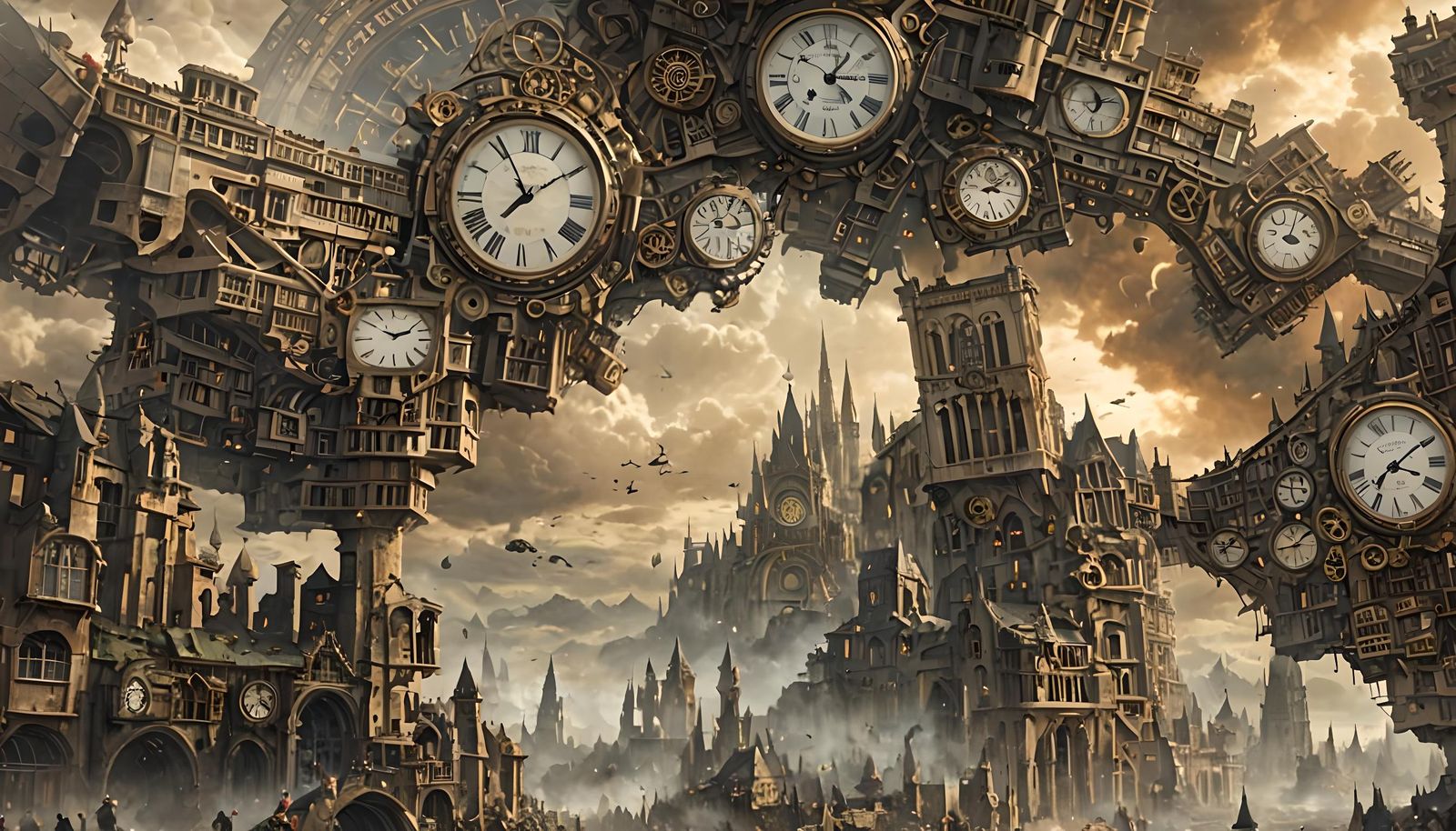 Everywhere at the end of time.