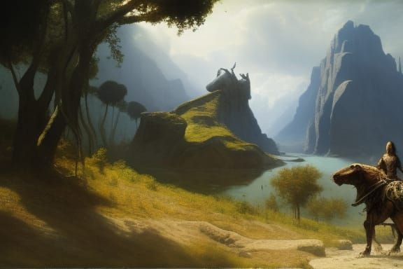 Dinosaur in Epic Lands, Realist Style