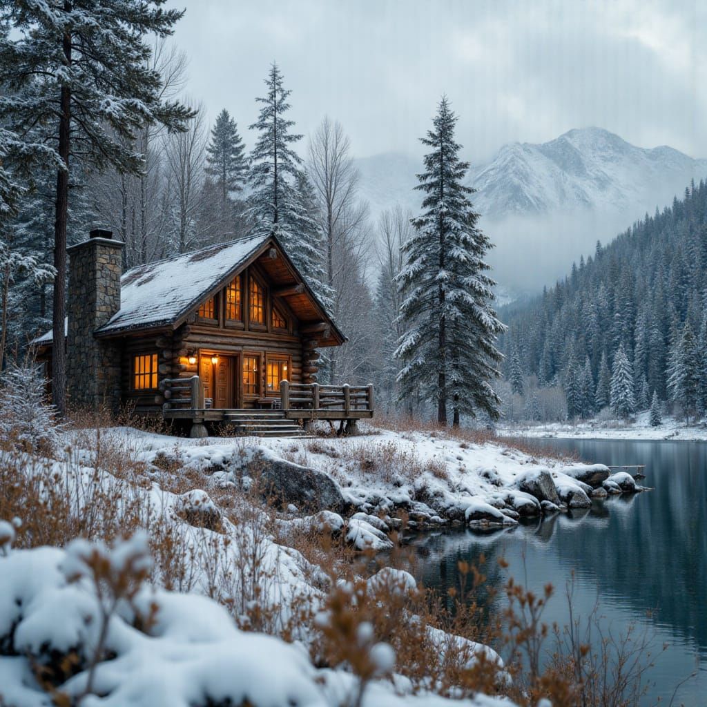 After a gentle landing on the shore of a lake and a hearty m...