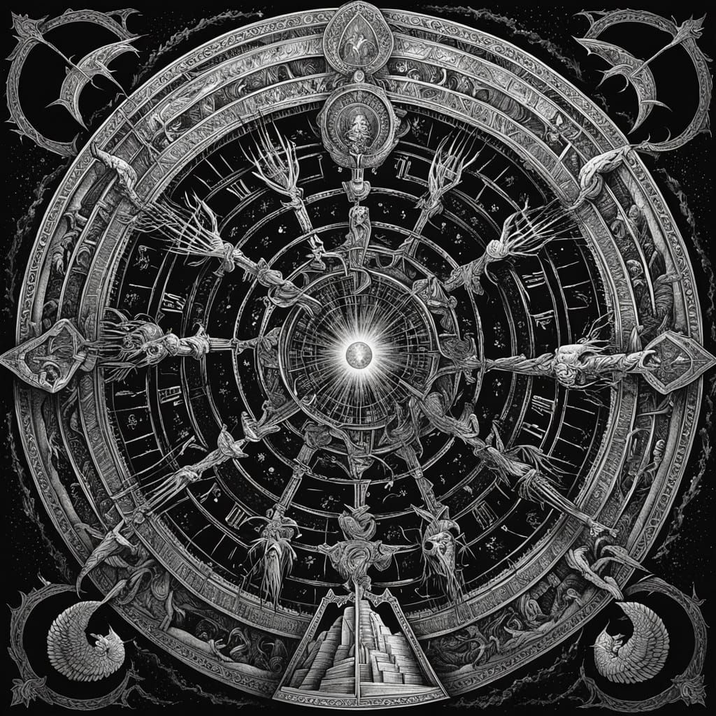 Divine Ominous Prophetic Visions as Symbolic Art