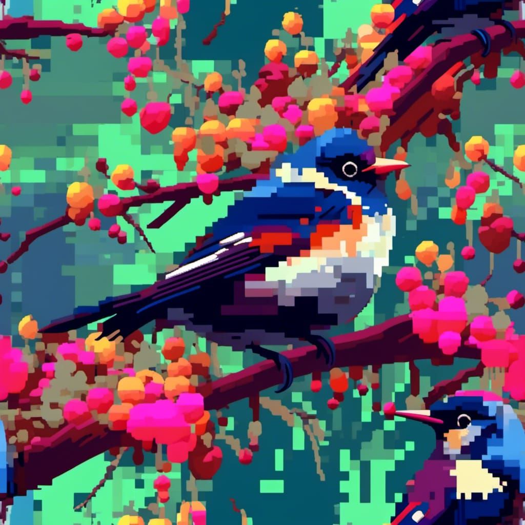 Pixel birbs