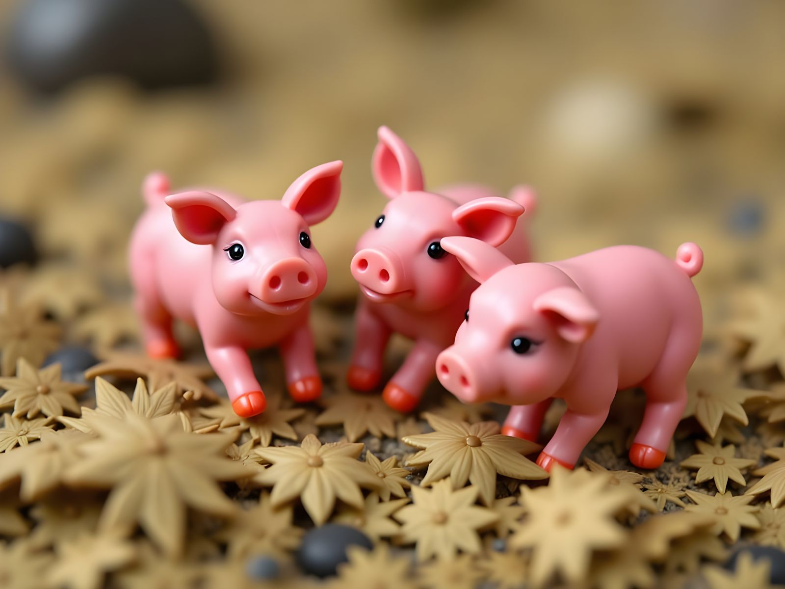 Three Little Plastic Pigs