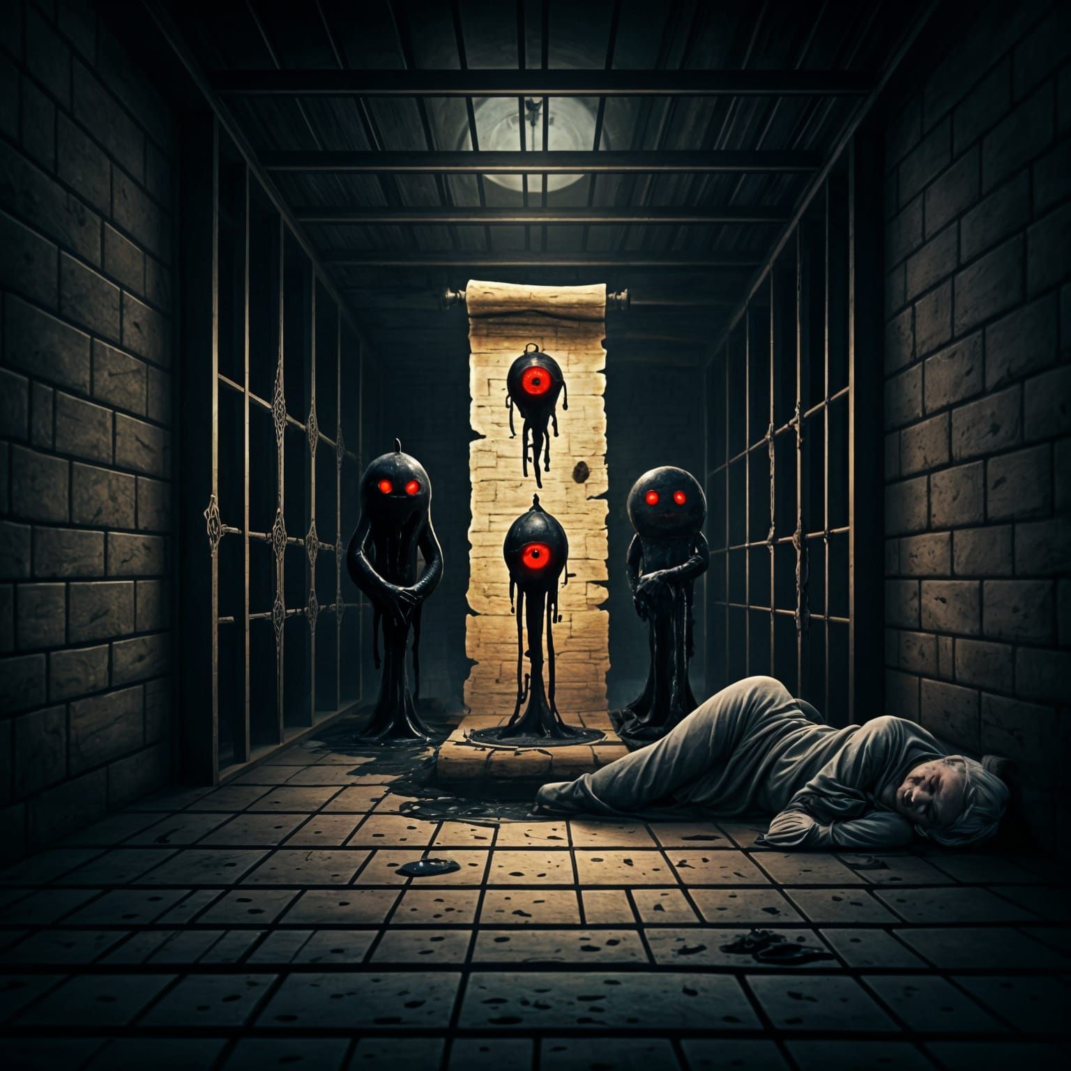 Medieval Monstrosities Emerge from Ancient Scroll