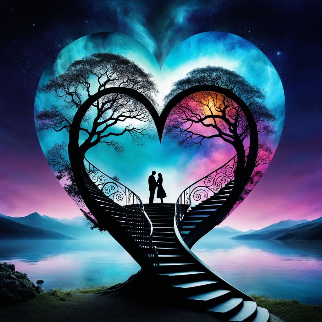 In a canvas of heart