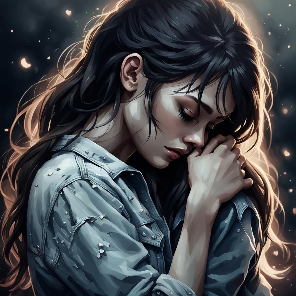 Ghostly Reflection: A Surreal Abstract Image