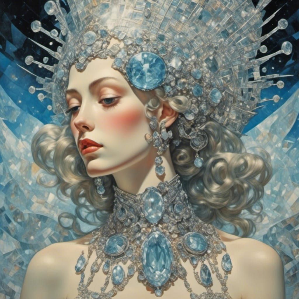 Aquamarine Gem Queen of the Undersea Kingdom