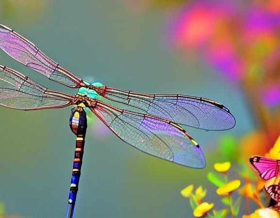 Dragonfly Swarm Shimmers Over Grand Canyon