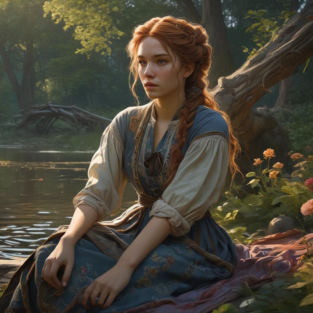 Jeune femme en pleurs