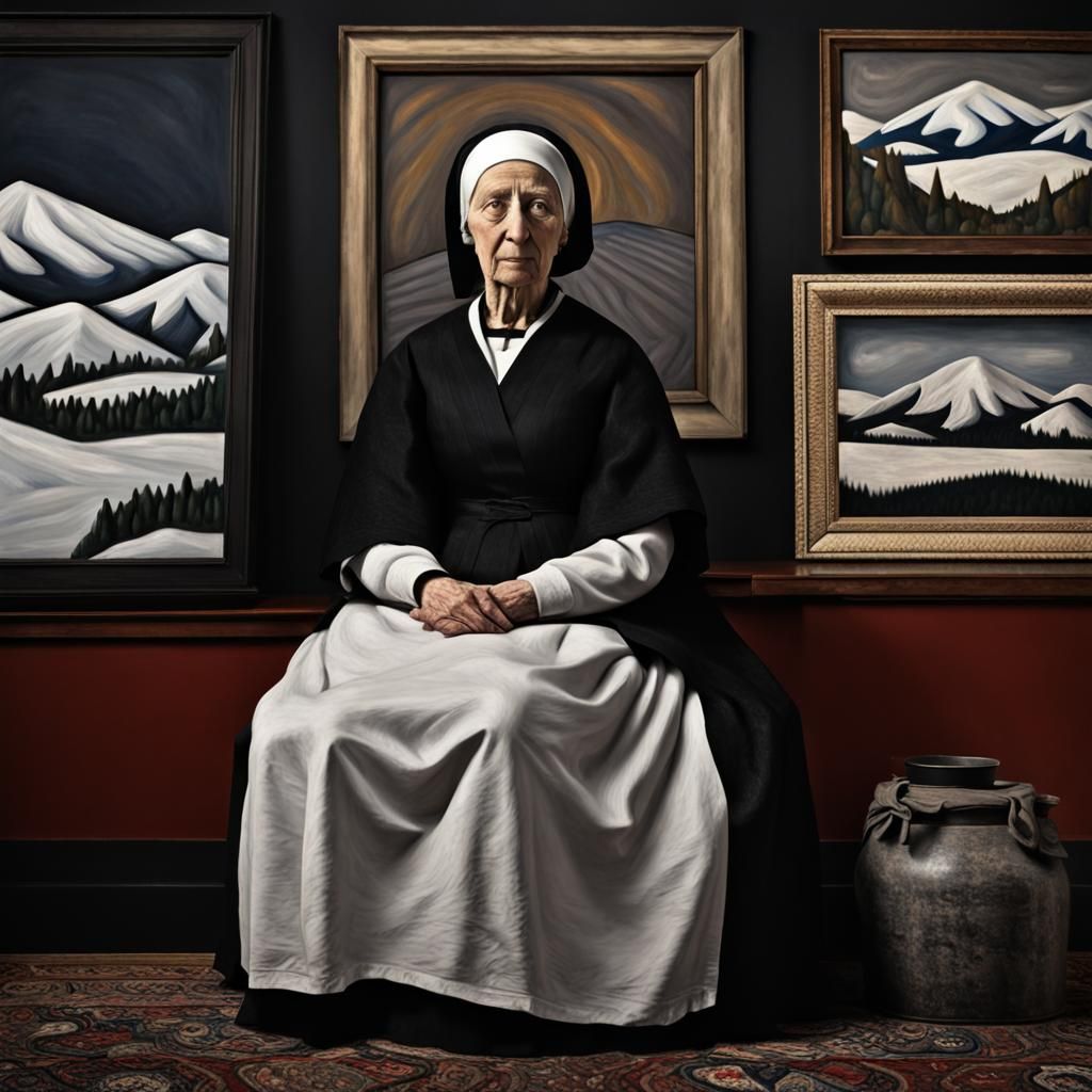 Portrait in Marsden Hartley's Modernist Style