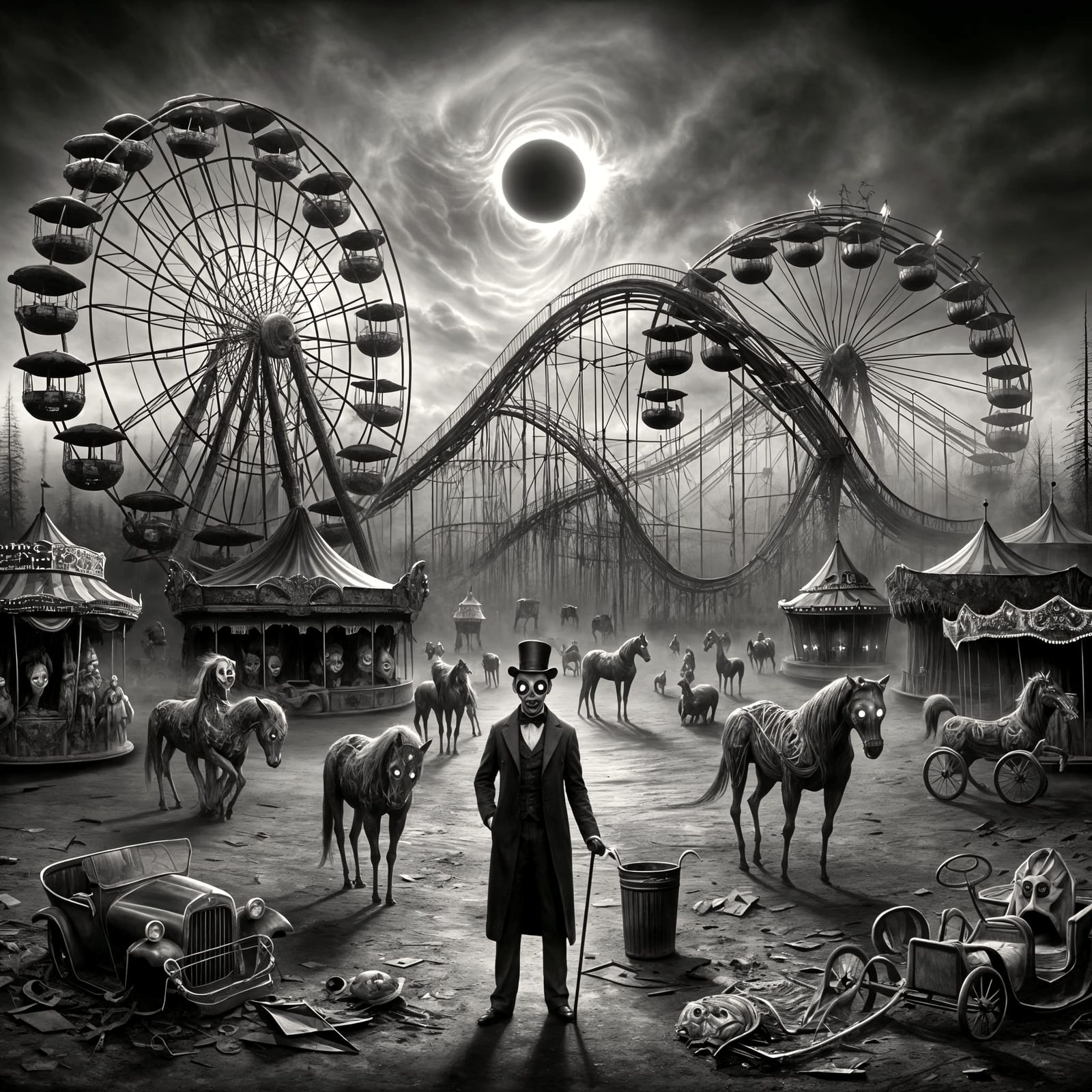 Desolate Carnival on the Edge of Gloom