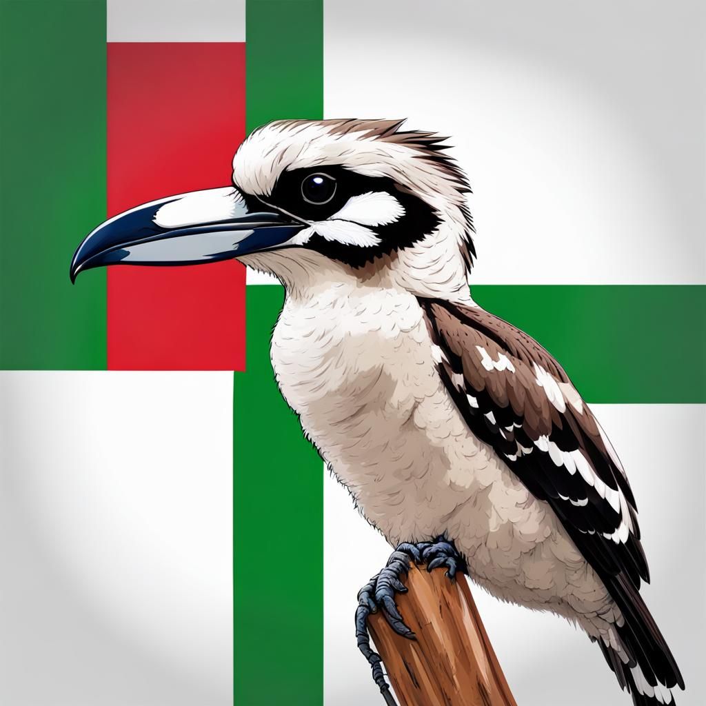 Italian Flag Kookaburra Mashup