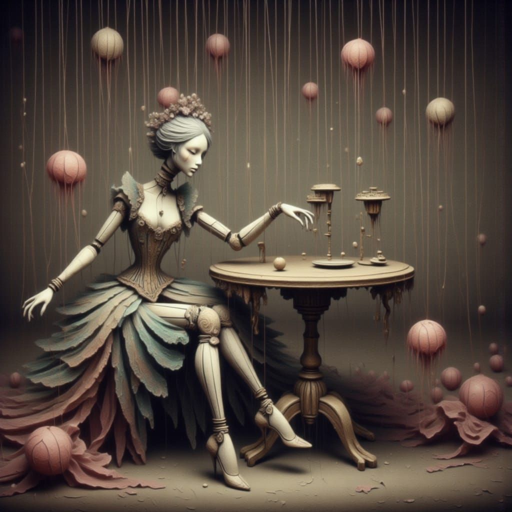 Crowned Princess Hides Weariness at Formal Gathering