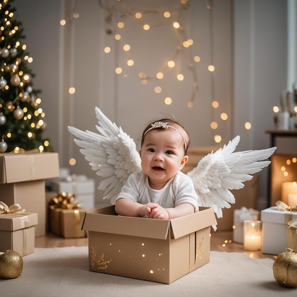 Angelic Emergence: A Home Scene in Sharp Focus