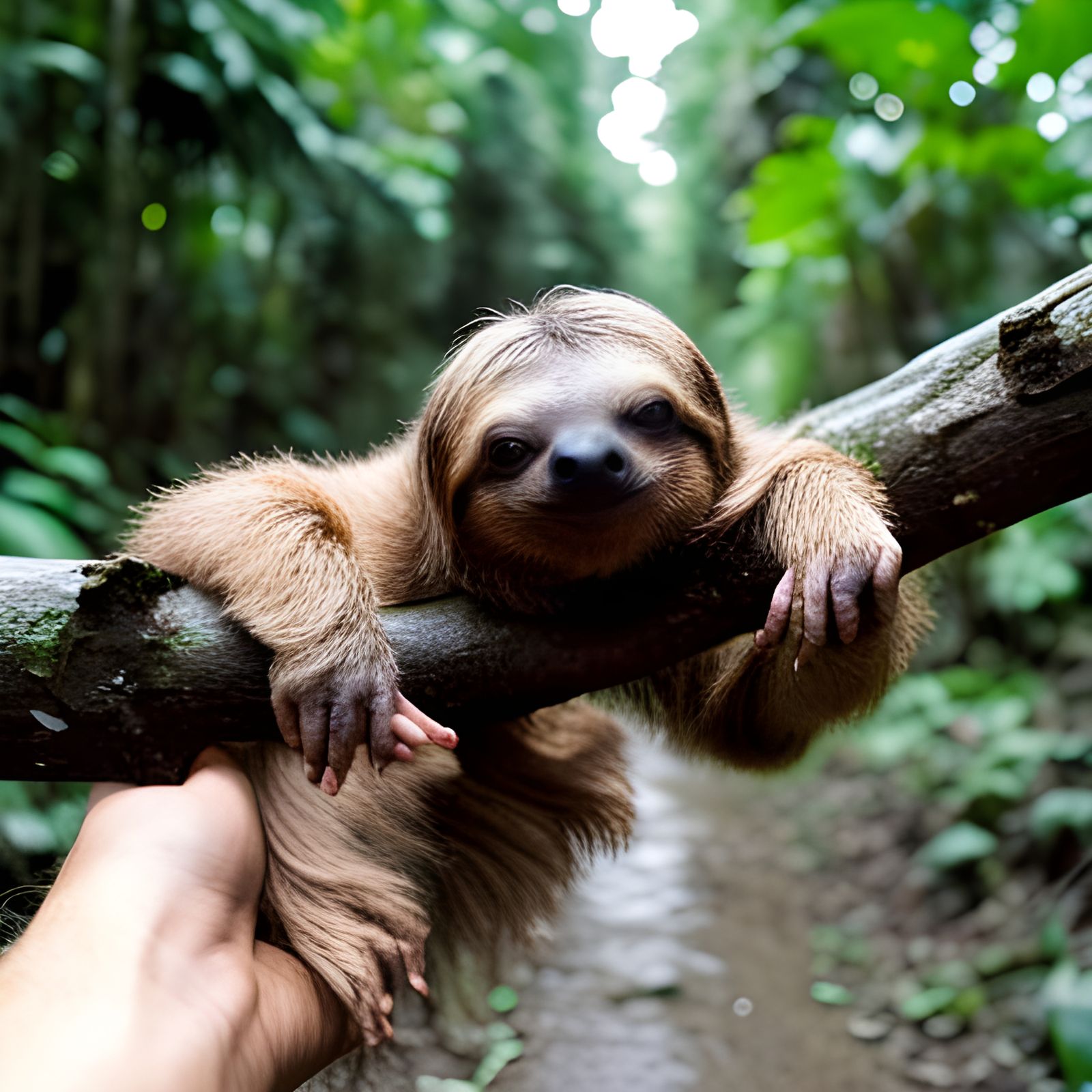 Sloth in Amazon Rainforest: Geo Magazine Cover