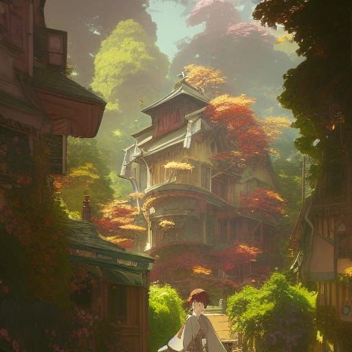 Irish Blessing in Studio Ghibli Style