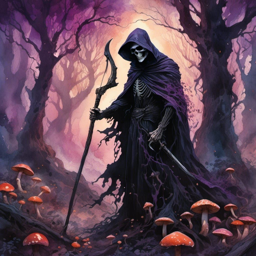 The Grim Reaper <lora:Dreamweave:1.0>