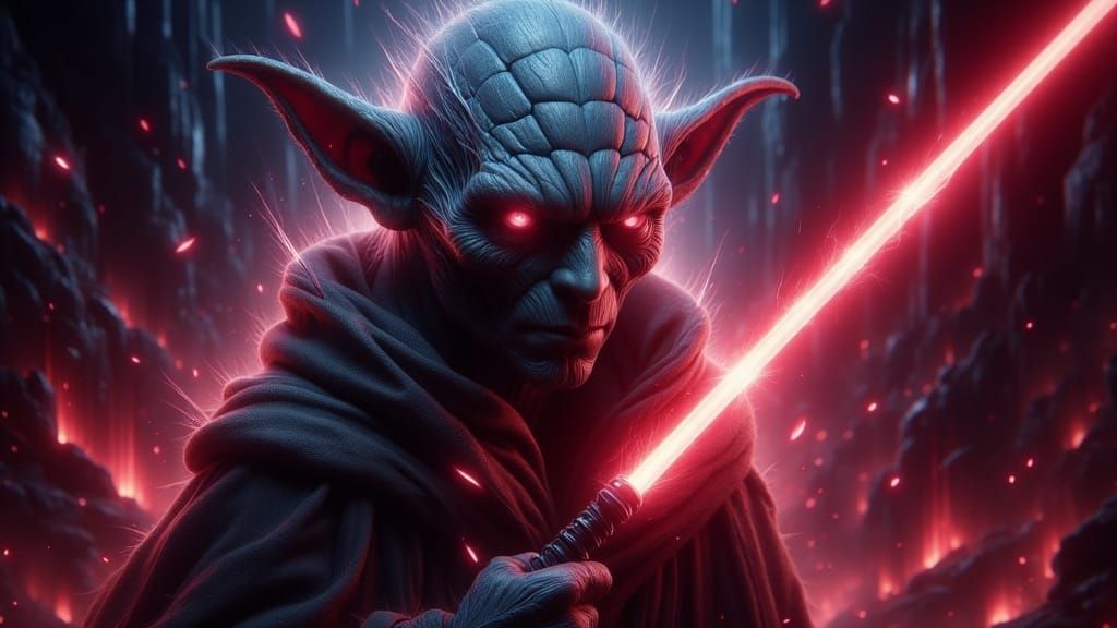Powerful Sith Lord Wields Dark Side Lightsaber in Greg Rutko...