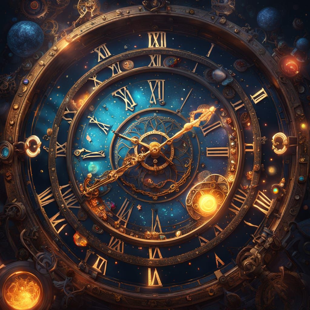 Celestial Clockmaker Crafting Stardust Timepieces