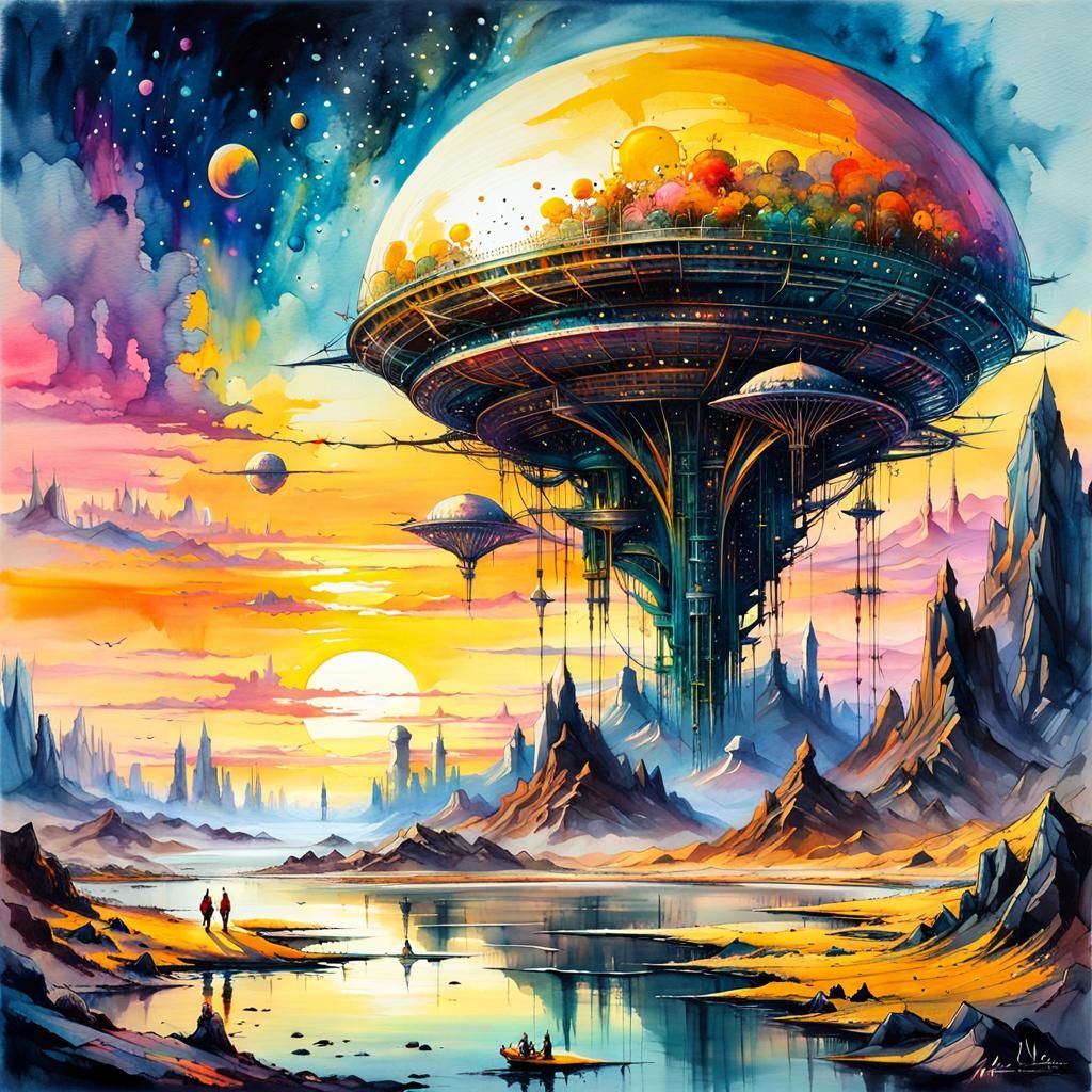 Hostile terrain made habitable