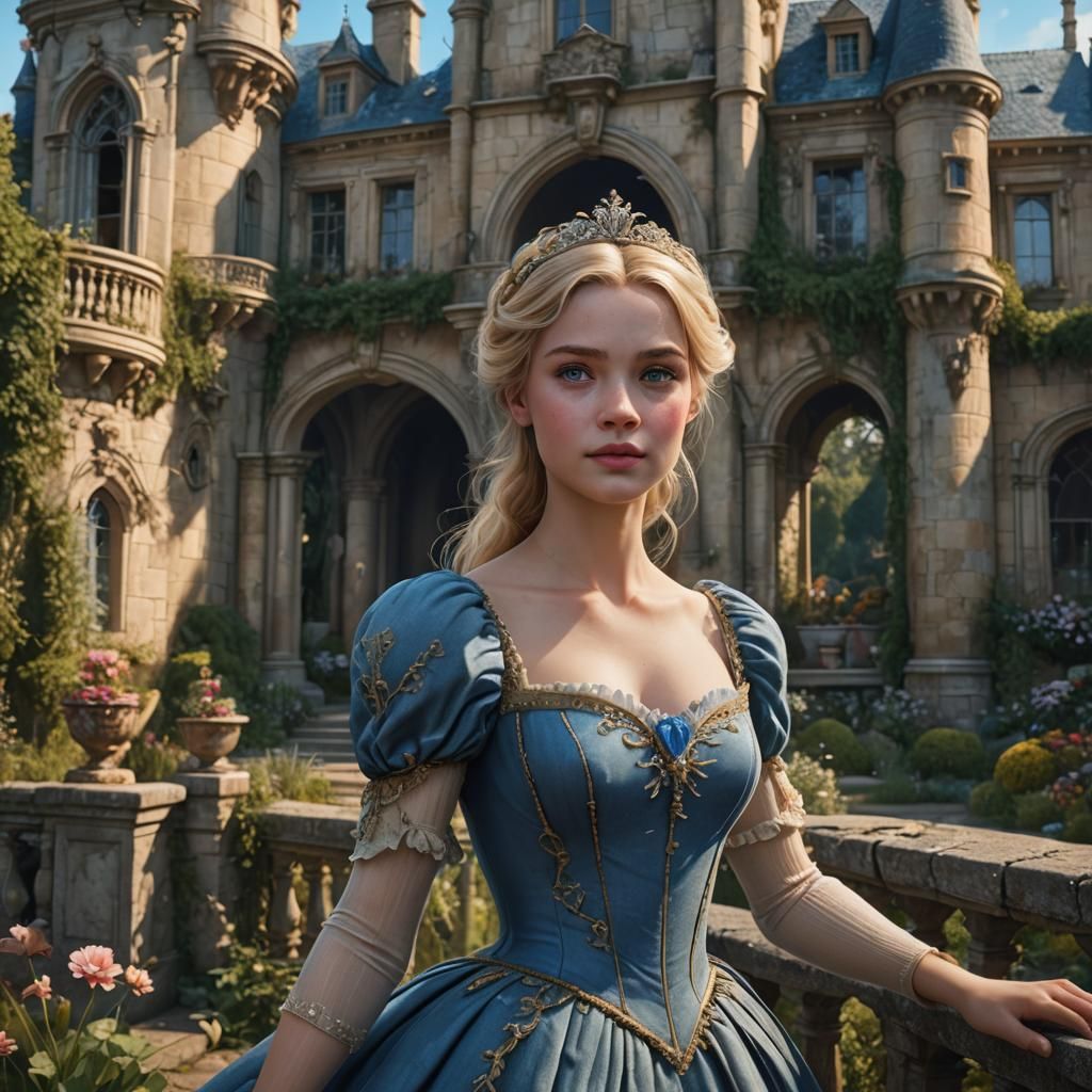 Cinderella in Chateau: Fantasy Concept Art