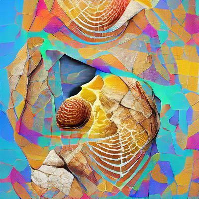 Surreal Nested Forms: Pop Art in Triadic Colors