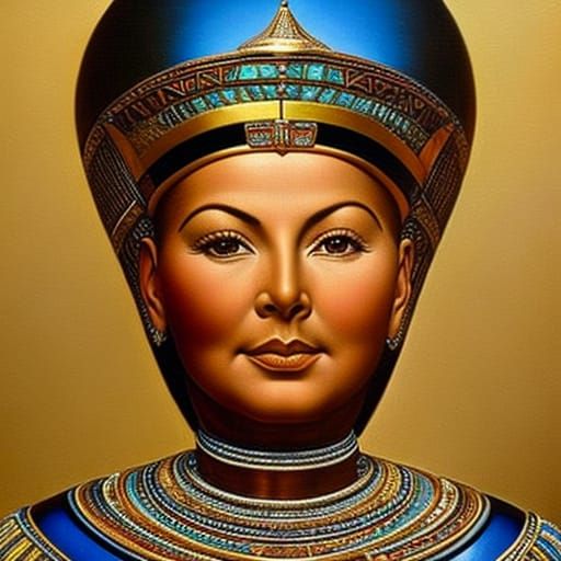 Art Nouveau Portrait Inspired by Tiffany Glass