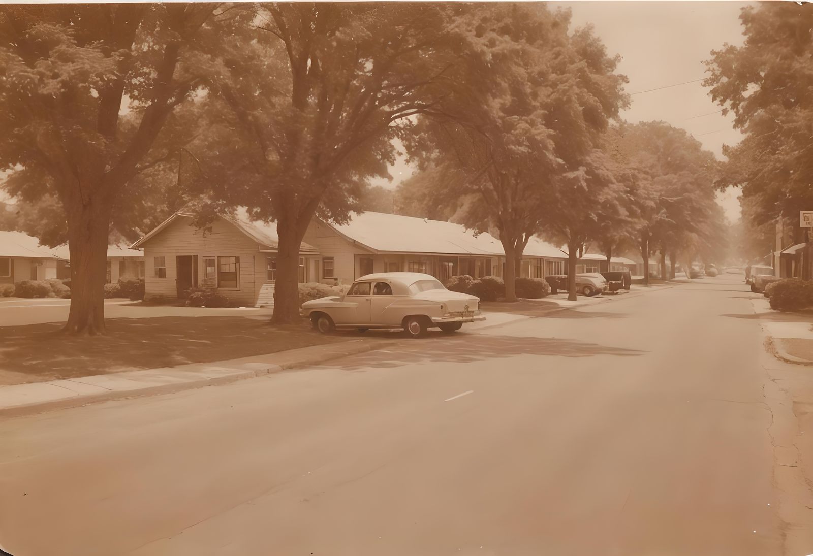 Evocative 1950s Era Scene