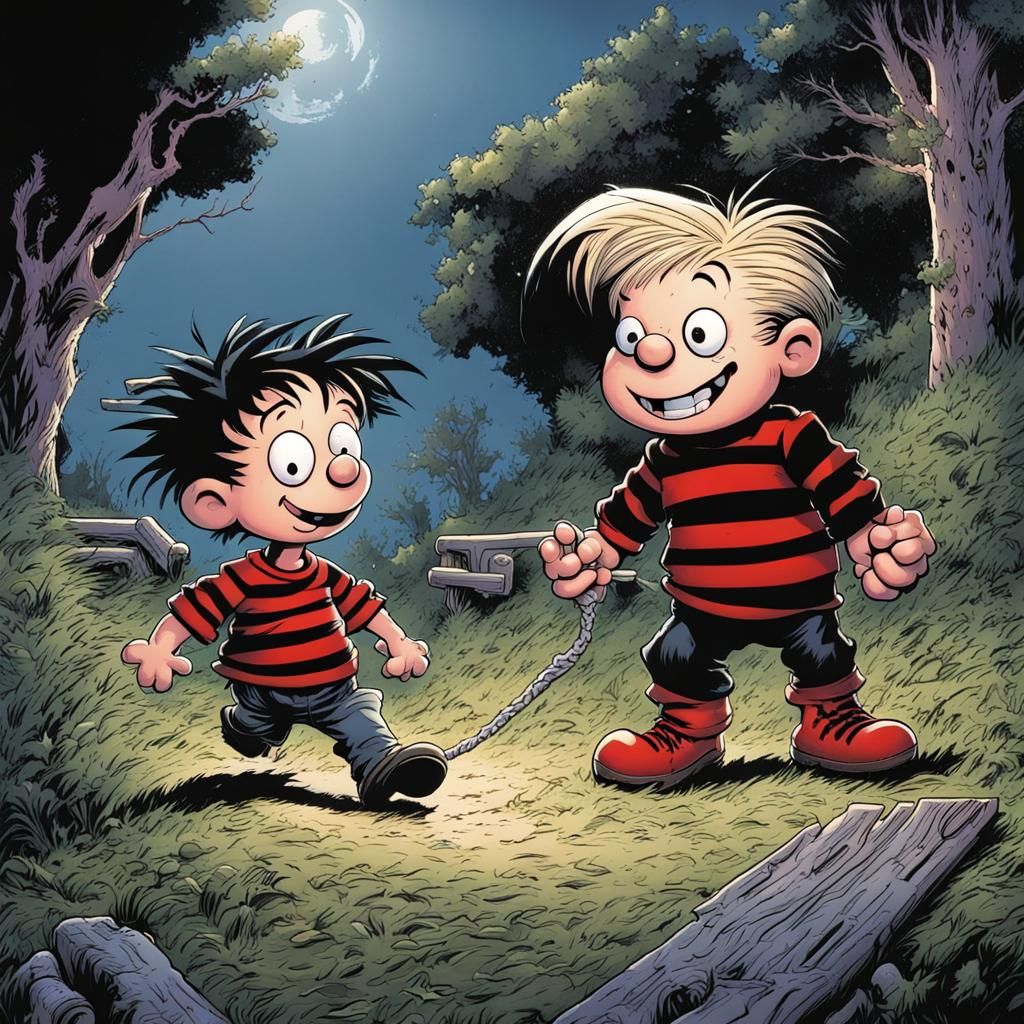 Dennis the Menace and Gnasher: Comic Book Art