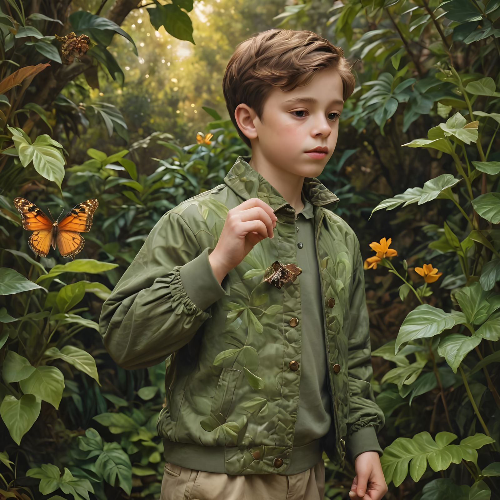 Boy in the Style of Maria Sibylla Merian