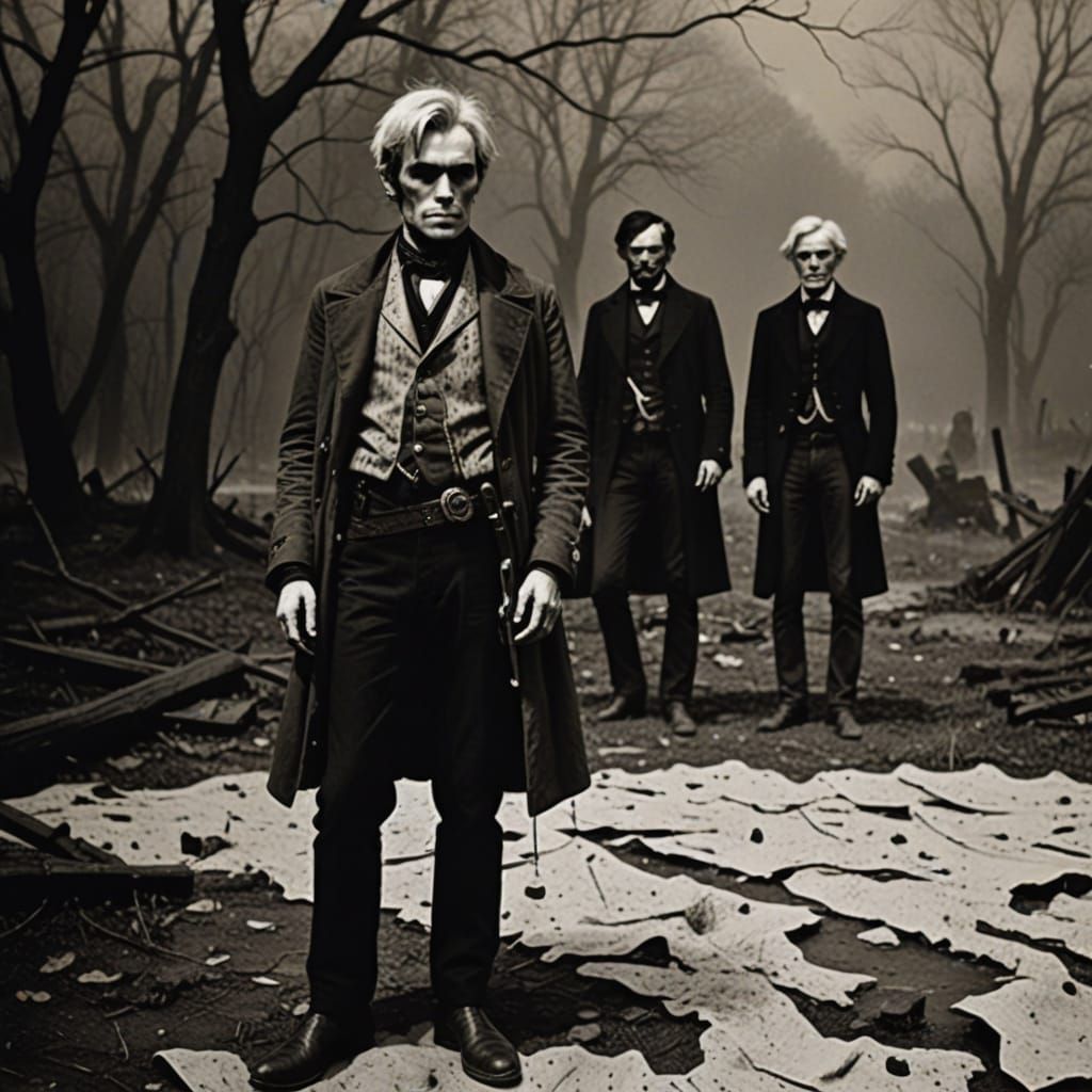 Edie Sedgwick and Andy Warhol Encounter Abraham Lincoln in a...