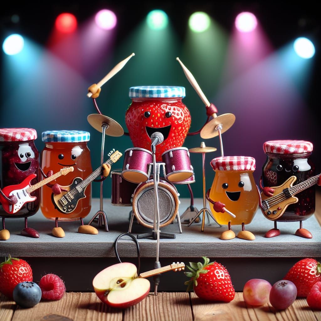 Jam Band Rocks the Stage in a Whimsical Concert