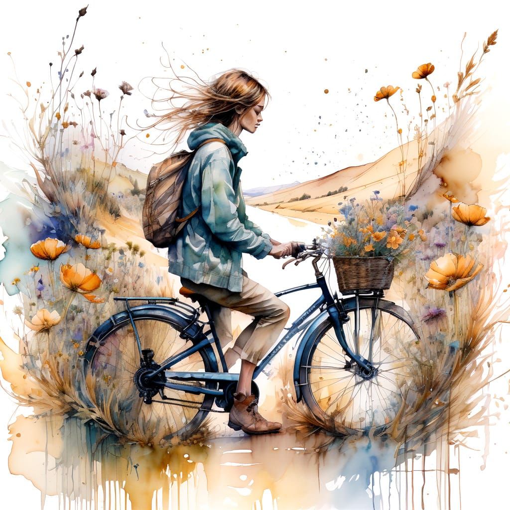 Just a girl and her bike, conquering hills and stealing hearts