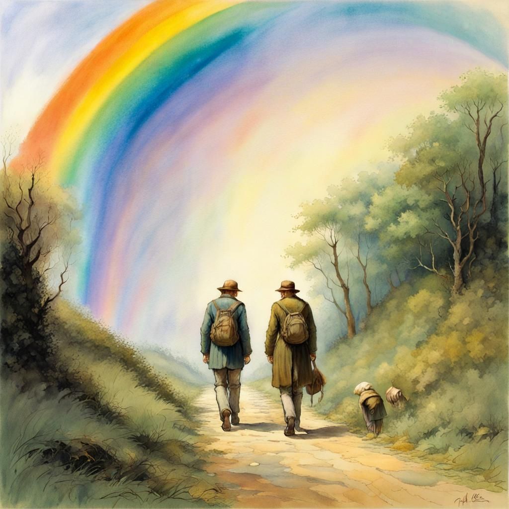 Rainbow Roads Lead Weary Travelers Home
