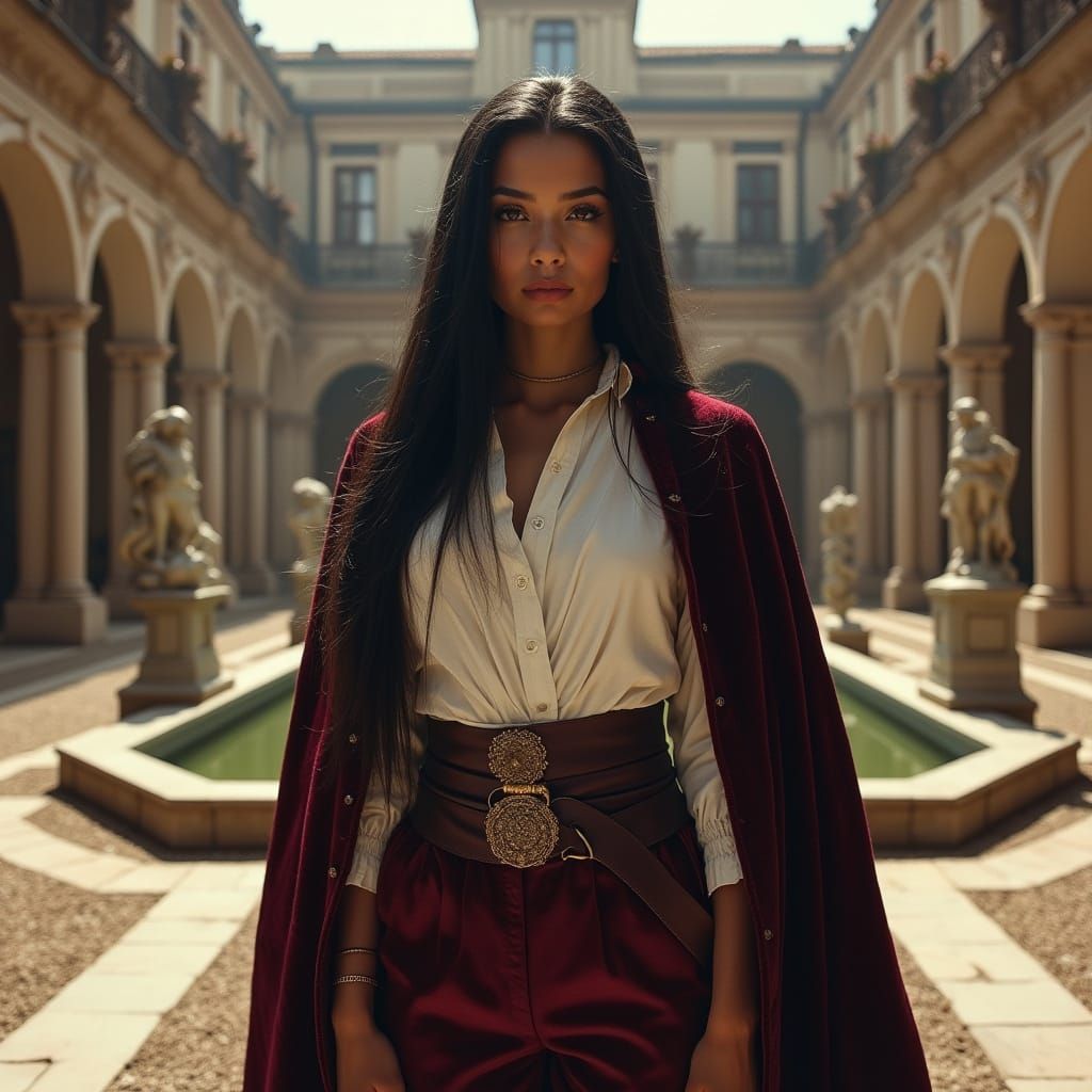 A Baroque Beauty in Musketeer Finery