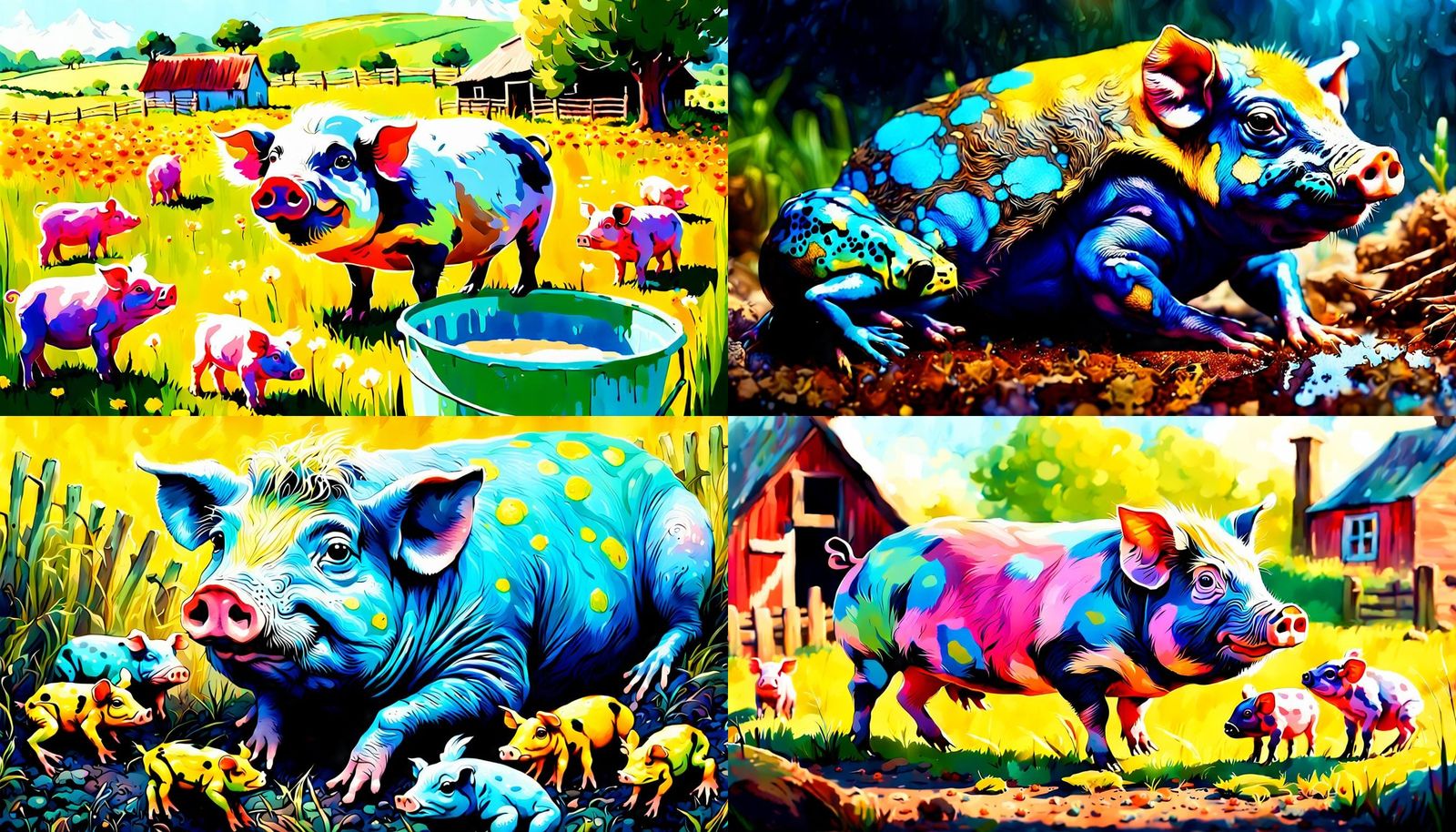 Amphibian Pig Hybrid with Healing Milk