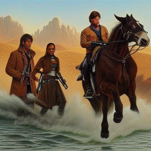 Solo Leveling: Oil Painting in Gurney Style